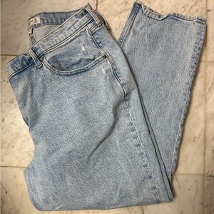 Abercrombie & Fitch Light Blue Straight Leg Jeans